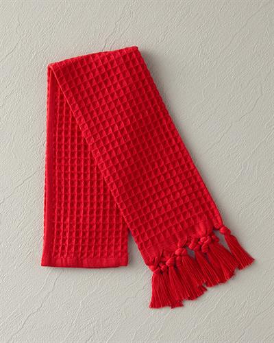 The Waffle Кърпа За Сушене Памук 30x50 см Червен