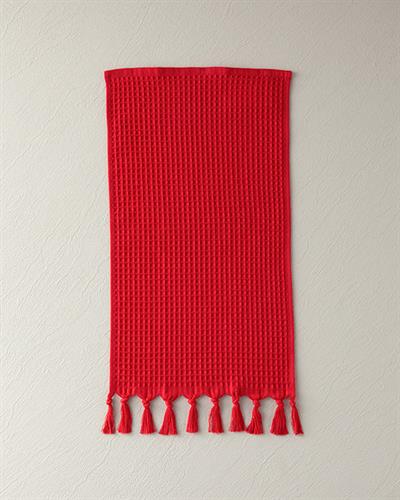 The Waffle Кърпа За Сушене Памук 30x50 см Червен