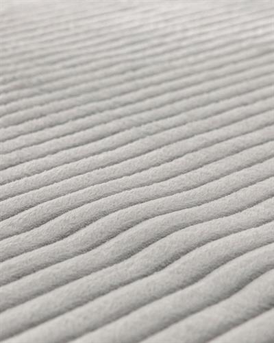 Thick Ribbed Килим Рипсено, Сиво, 80 X 150 Cm