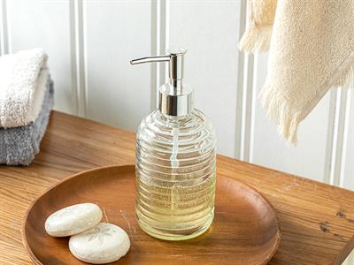 Thick Stripe ДОЗАТОР ЗА ТЕЧЕН САП 8x8x19 cm Transparent