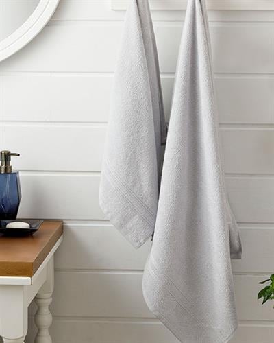 Thin Stripe Комплект Кърпи За Баня 2 бр. С рипс 50x85+70x140 см Светлосив