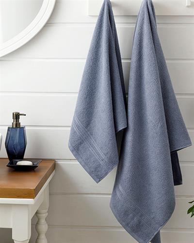 Thin Stripe Комплект Кърпи За Баня 2 бр. С рипс 50x85+70x140 см Индиго.