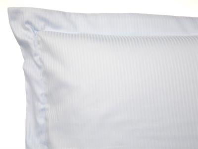 Thin Stripe СПАЛНО БЕЛЬО КОМПЛЕ Двоен Памучен сатен на райета 200x220 cm Blue.