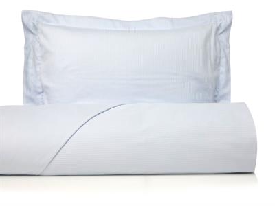 Thin Stripe СПАЛНО БЕЛЬО КОМПЛЕ Двоен Памучен сатен на райета 200x220 cm Blue.