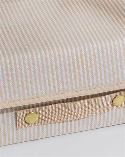 Thin Stripe Кутия За Съхранение Полипропилен 30x23x11 см Бежов