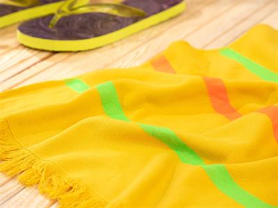 Thin Stripe ПЛАЖНА ХАВЛИЯ Памучен 80x150 cm Yellow.