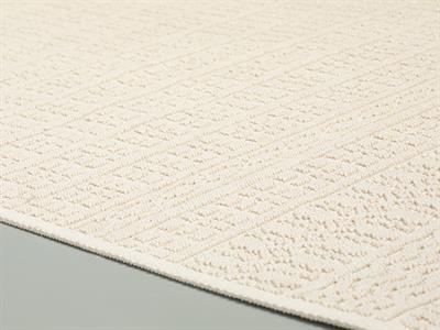 Thore Килим Памучен, Бяло, 120 X 180 Cm