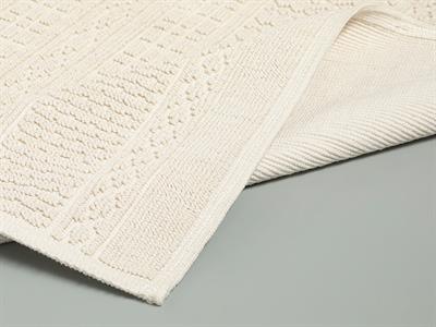 Thore Килим Памучен, Бяло, 120 X 180 Cm