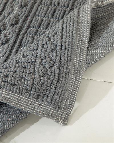 Thore Килим Памучен, Сиво, 50 X 80 Cm