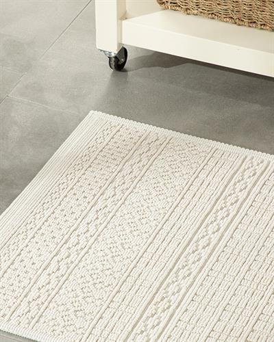 Thore Cottony Rug 60x100 cm White