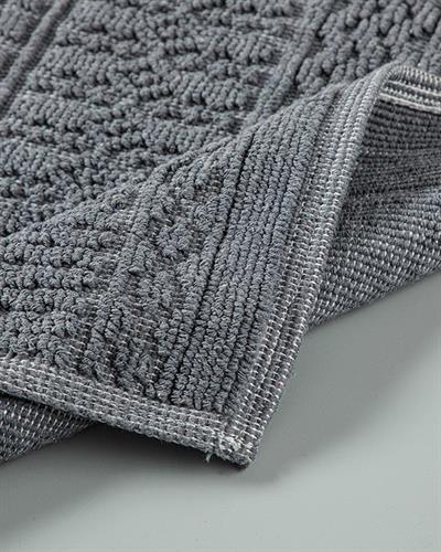 Thore Килим Памучен, Сиво, 80 X 150 Cm