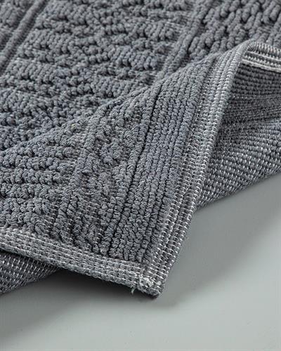 Thore Килим Памучен, Сиво, 80 X 300 Cm