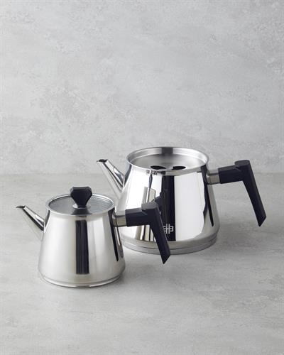 Чайник Стомана 0,75 л-1,75 л Сребърен.