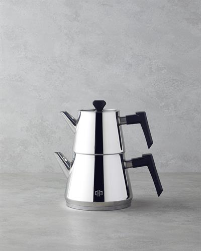 Чайник Стомана 0,75 л-1,75 л Сребърен.