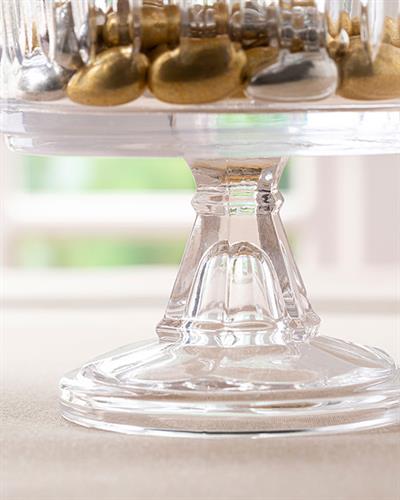 Tiara Презентация С Крака, Стъкло, Прозрачен, 14X21 Cm