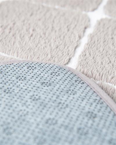 Tile Комплект Постелки За Баня Полиестер 60x100 - 50x60 см Прозрачен