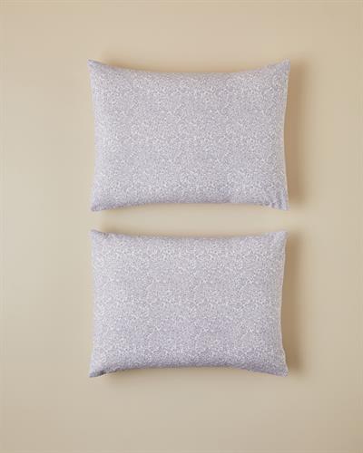 TIMELESS GARDEN Калъфка За Възглавница 2 бр. Лесно за гладене 50x70 см Светловиолетов