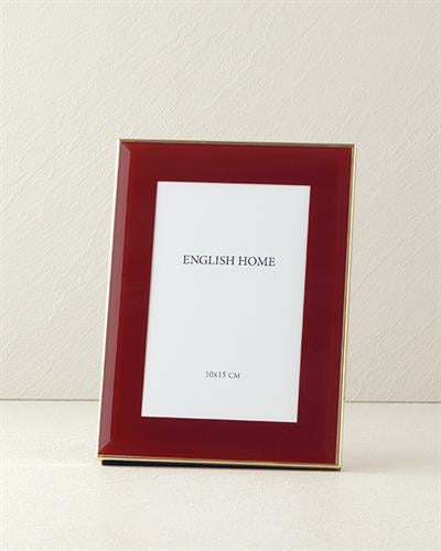 Tina Glass Frame 10x15 cm Claret Red