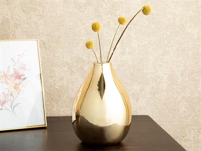 Tinna Ваза 12,4x12,4x16,6 см Златен