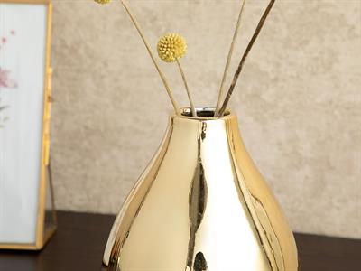 Tinna Ваза 12,4x12,4x16,6 см Златен