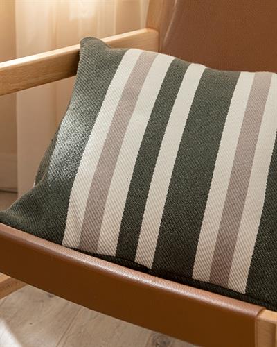 Tissue Декоративна Възглавница Тъкан 45x45 см Маслиненозелен.