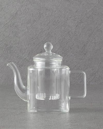 Borosilicate with Strainer Pot 380 ml Transparent