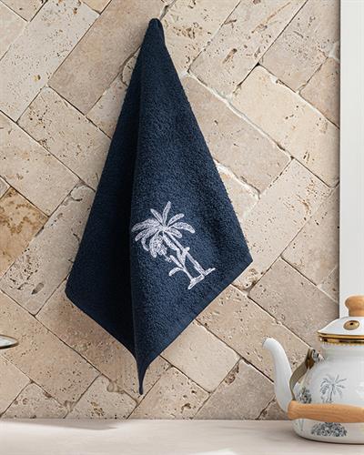 Toile Exotic Кърпа За Изсушаване Памучен, Тъмно Синьо,, 40 X 60 Cm