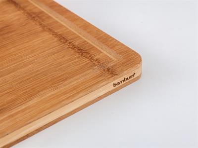 Tombo ДЪСКА ЗА РЯЗАНЕ Бамбук 34,0x24,0x1,8 cm Beige