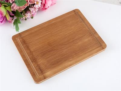 Tombo ДЪСКА ЗА РЯЗАНЕ Бамбук 34,0x24,0x1,8 cm Beige