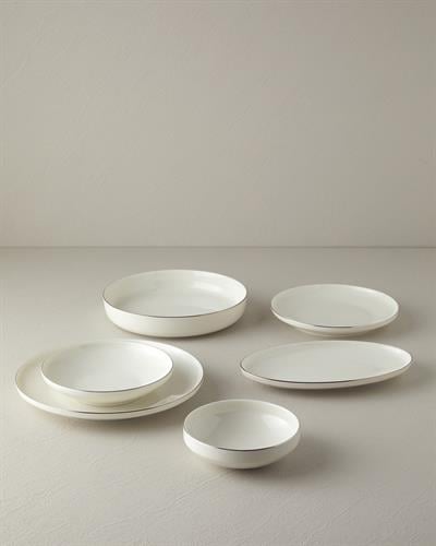 Torino Сервиз За Хранене Порцелан, Сребристо, 0