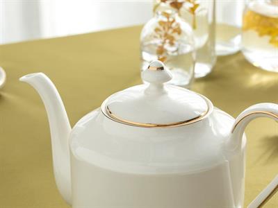 Torino Porcelain Pot 1150 ml Gold