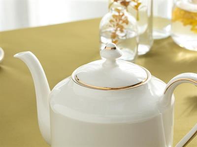 Torino Porcelain Pot 1150 ml Gold