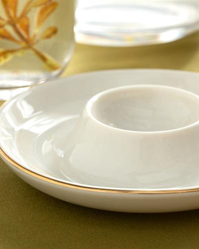 Torino Поставка За Яйца Порцелан, Златисто, 10 Cm