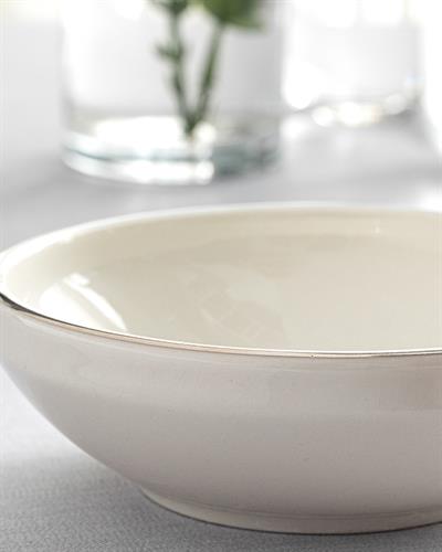 Torino Купа За Аперитив Порцелан 12 см Сребърен.