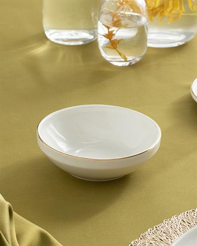 Torino Купички За Ядки Порцелан, Златисто, 12 Cm