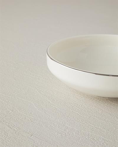 Torino Купа Порцелан, Сребристо, 15 Cm