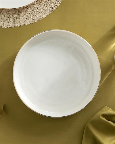 Torino Porcelain Salad Bowl 24 cm Gold