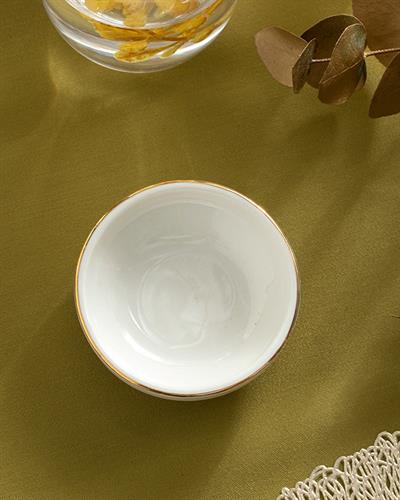 Torino Купа За Сос Порцелан, Златисто, 6 Cm