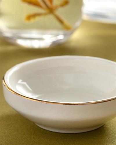 Torino Купа За Сос Порцелан, Златисто, 6 Cm