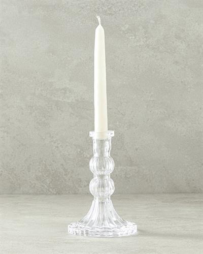 Trace Свещник Стъкло 14,5 см Прозрачен