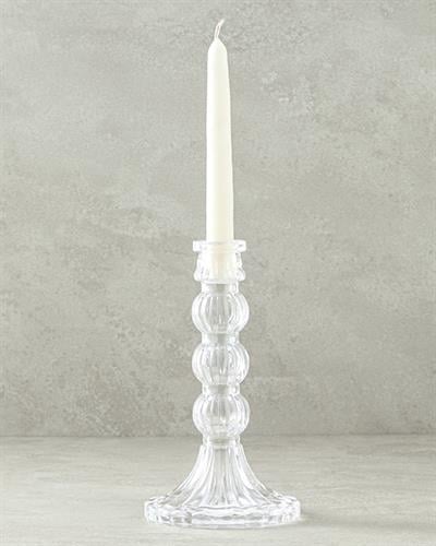 Trace Свещник Стъкло 20 см Прозрачен