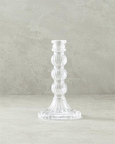 Trace Свещник Стъкло 20 см Прозрачен