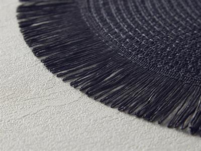 Paper 2 pcs Place Mat 38 cm Black