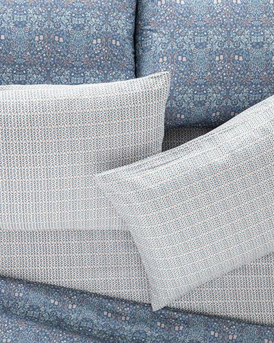 Trellis Калъфка За Възглавница 2 бр. Лесно за гладене 50x70 см Син – Канела