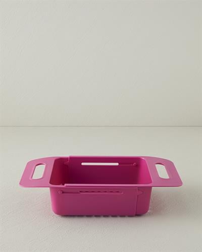 Trendy Гевгир Разтегателен гевгир за мивка Пластмаса 35 см Розов