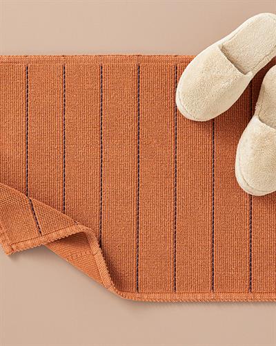 Tressy Постелка За Баня на райе Памучен 50x80 см Керемиден