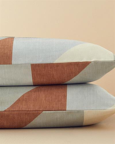 Triad Калъфка За Възглавница 2 бр. Лесно за гладене 50x70 см Сив - Бежов