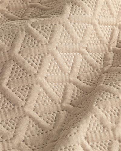 Triangle Покривка За Легло Комплект Единичен Размер, Многофункционално, Бежово, 160 X 220 Cm