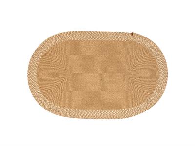Tribal Jute-Looking Decorative Jute Carpet 90x150 cm Natural Beige