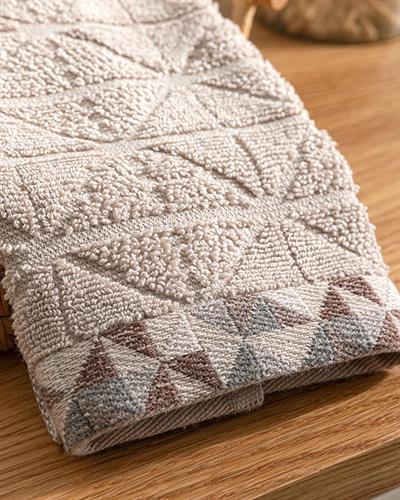 Trigon Кърпа За Ръце Жакардов 30x45 см Бежов